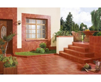 Клинкерная Фасадная плитка Paradyz Taurus 24,5x6,5 brown структурная