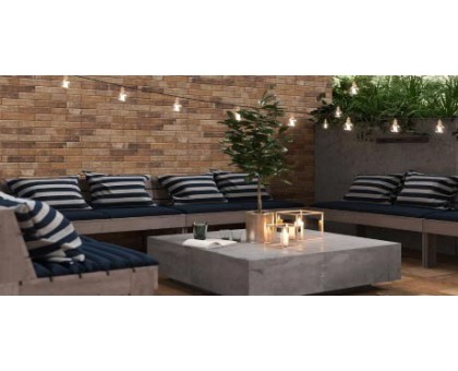 Фасадная плитка Paradyz Scandiano 24,5x6,6 Brown 