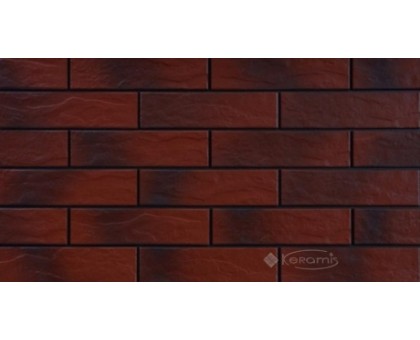Фасадная плитка Cerrad Country cherry 24,5x6,5 рустикальная